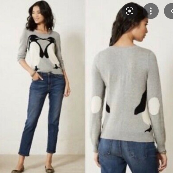 Anthropologie"Emperor Kiss"  Penguin Sweater [Small] - Picture 16 of 16